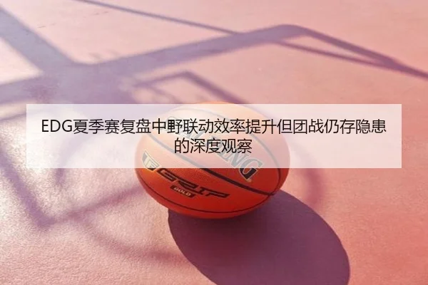 EDG夏季赛复盘中野联动效率提升但团战仍存隐患的深度观察
